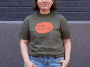 Clay Space Tee - Chromium